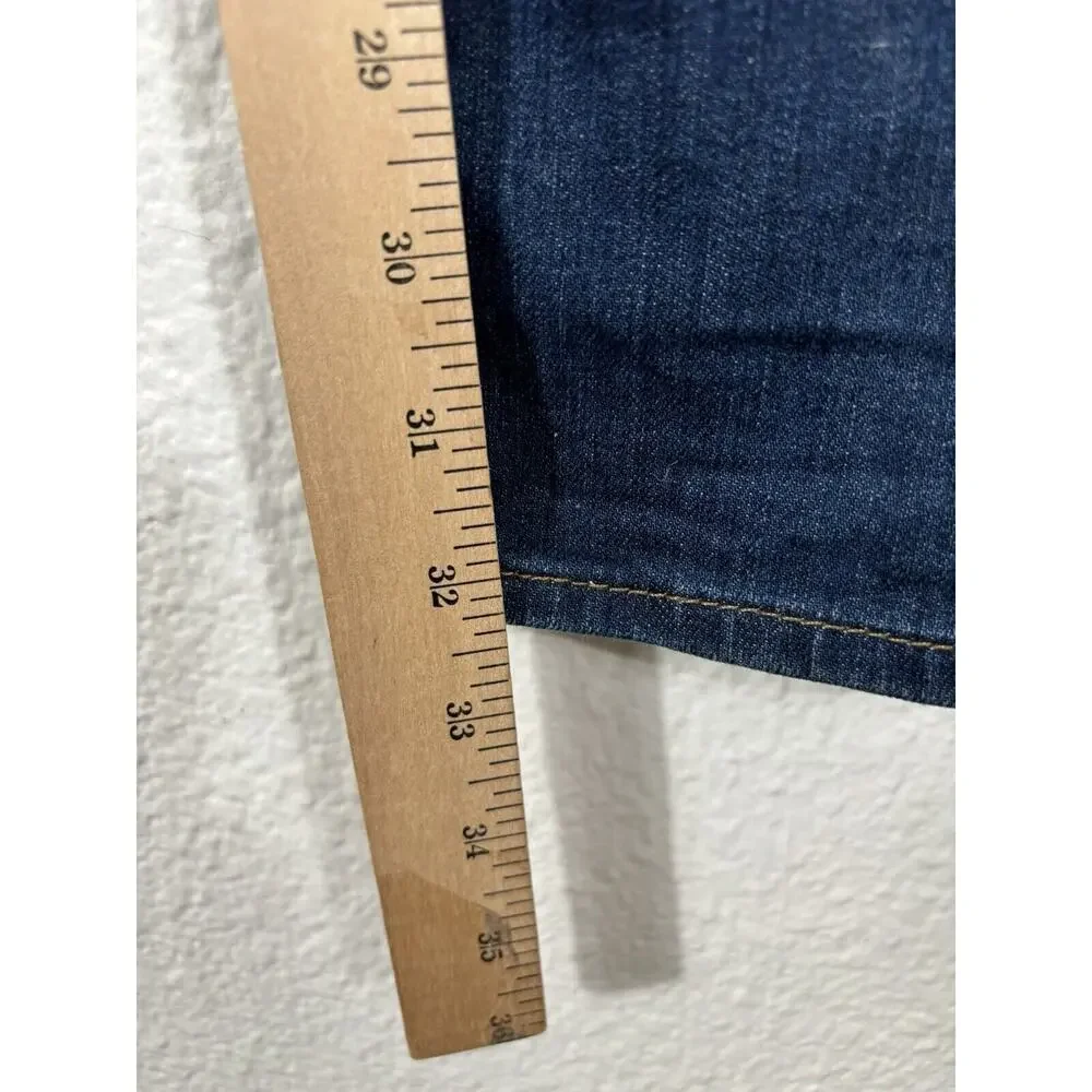 TRUE RELIGION WESTBROOK ROCCO Relaxed Skinny Leg Blue Jeans 34 X 32